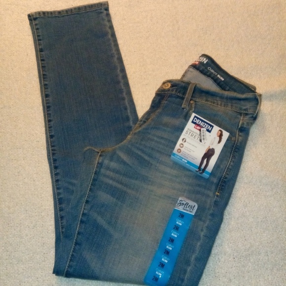 Levi's Denim - Levi's Curvy Slim Mid Rise Blue Jeans